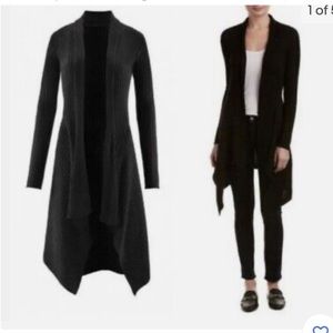 Cabi Sweetheart Sweater Knit Black Cardigan Sz L